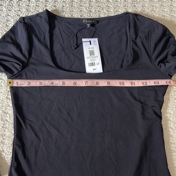 Dynamite NWT Maren Sculpt Long Sleeve Square Neck Bodysuit Size XS NEW - Picture 12 of 15